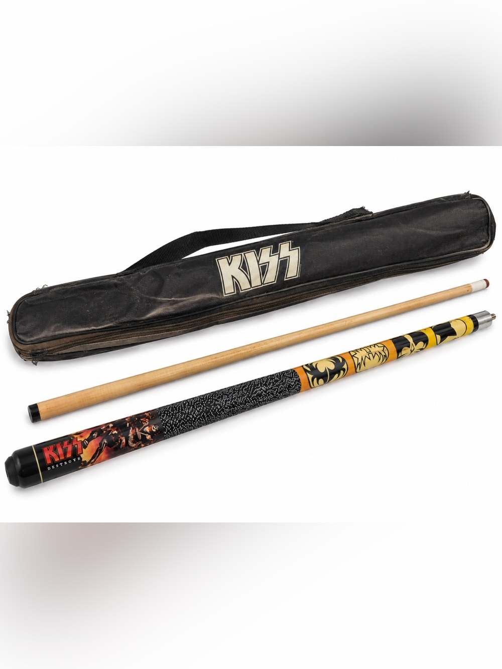 KISS Destroyer Pool Cue 20 oz 57 3/8” Billiards Stick w/ Case